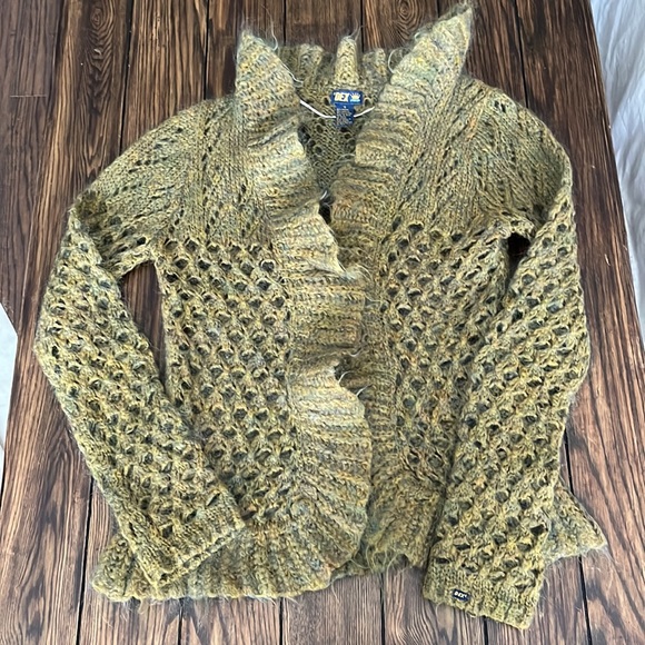VGUC Dex green cardigan - Picture 2 of 4